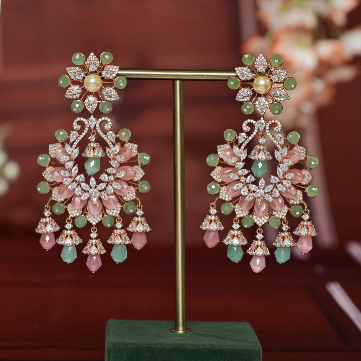 CZ Rose gold Earrings