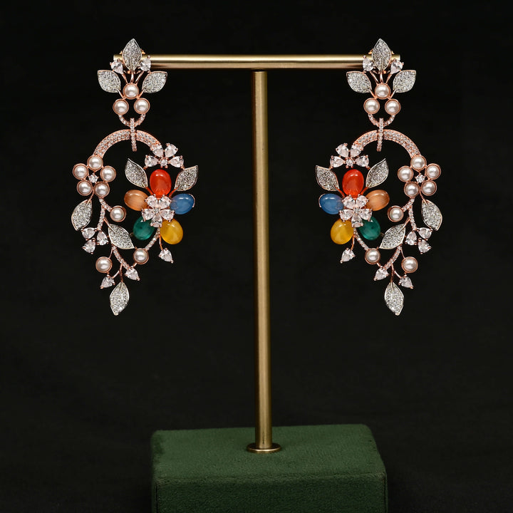 CZ Rose gold Earrings