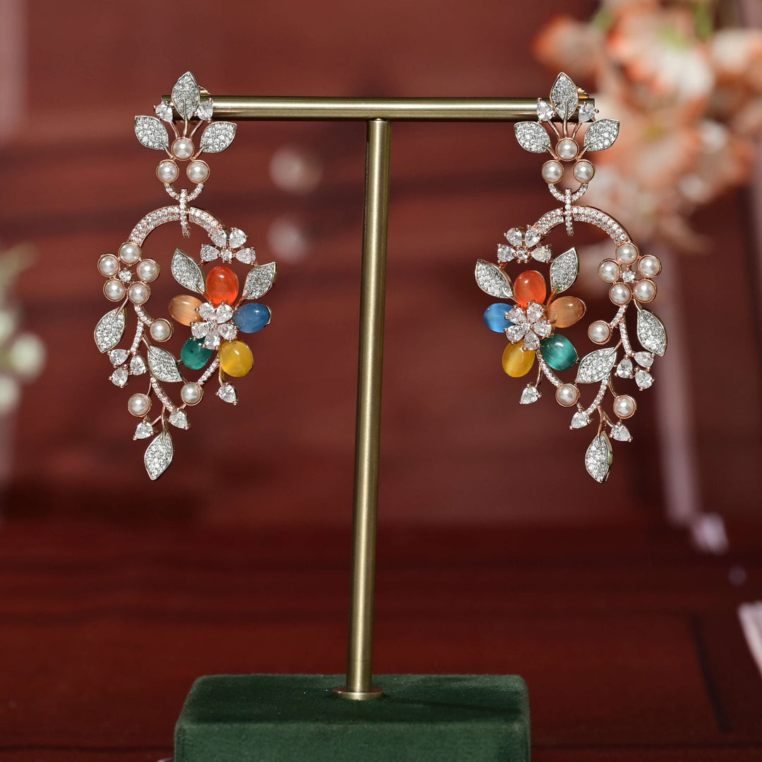 CZ Rose gold Earrings