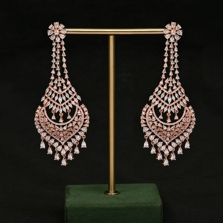 CZ Rose gold Earrings