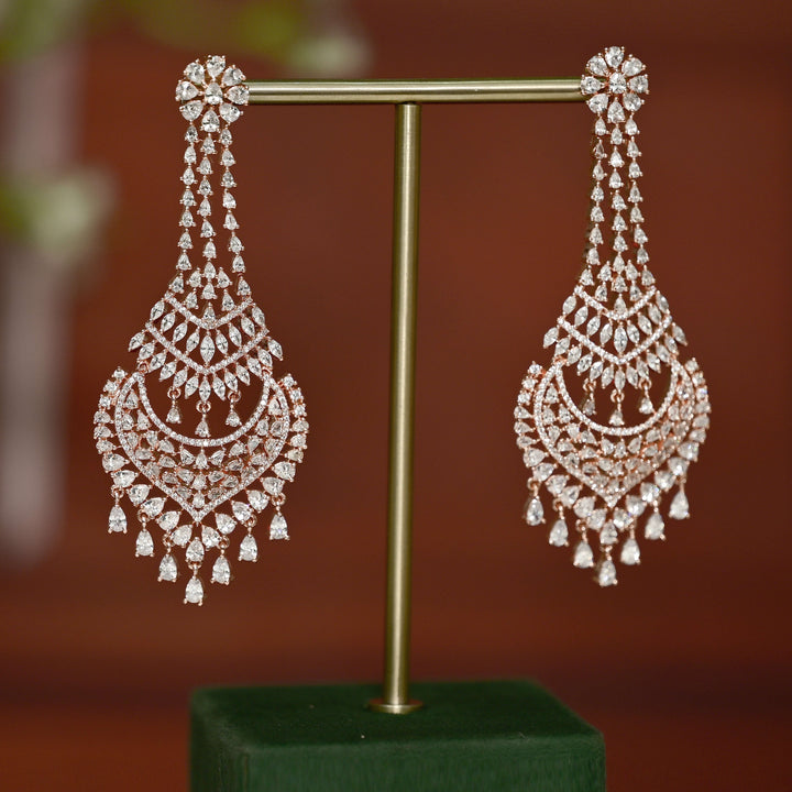 CZ Rose gold Earrings