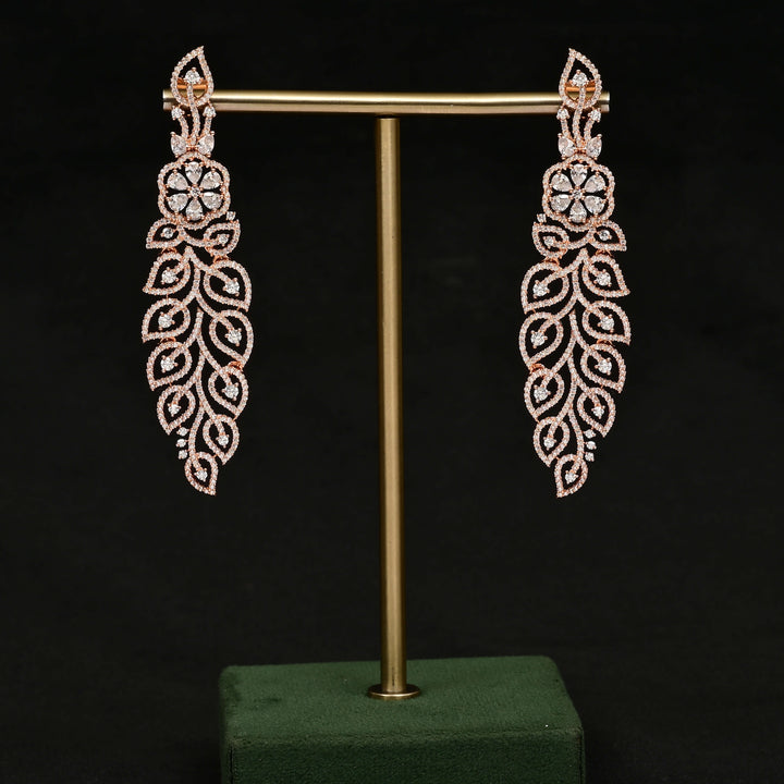 CZ Rose gold Earrings