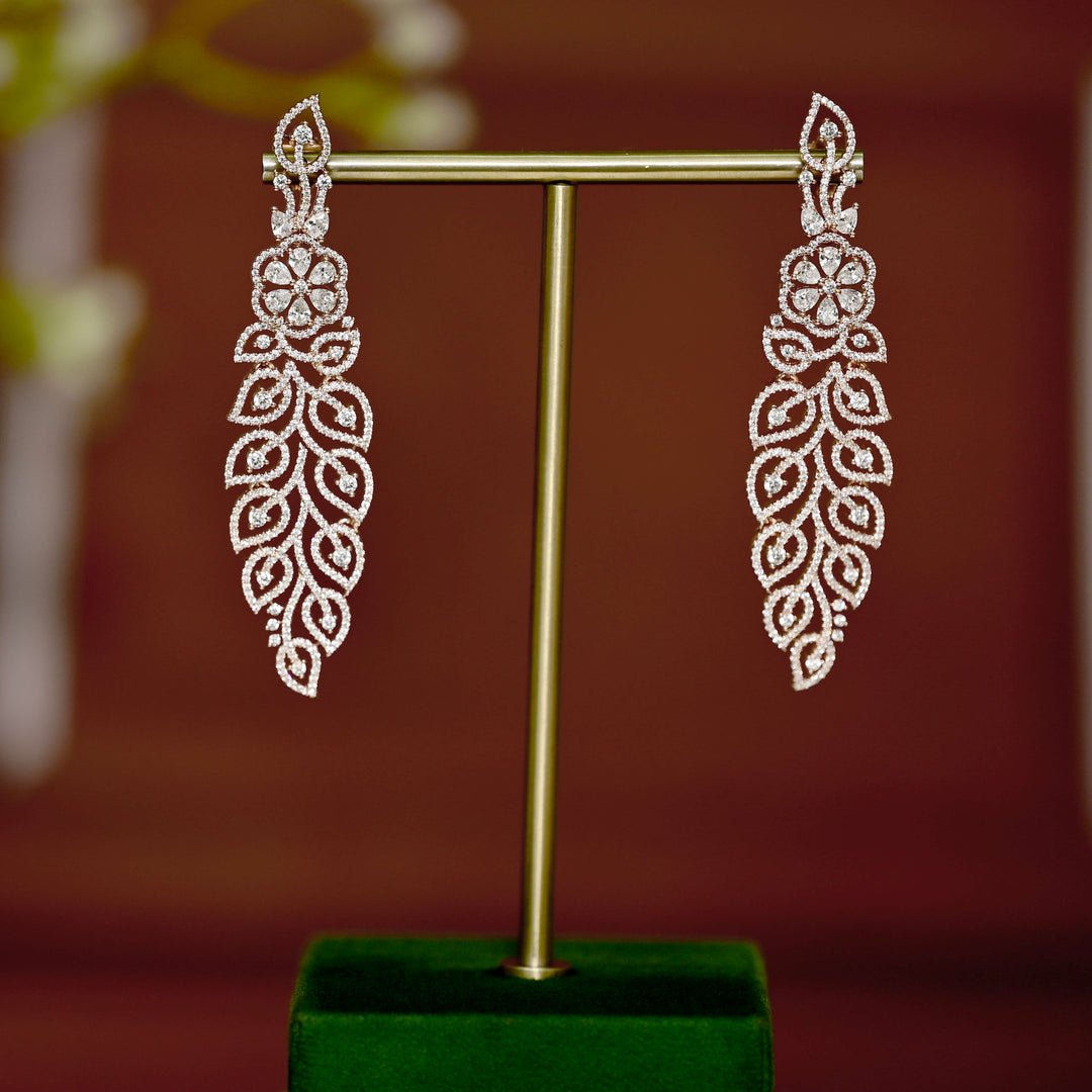 CZ Rose gold Earrings