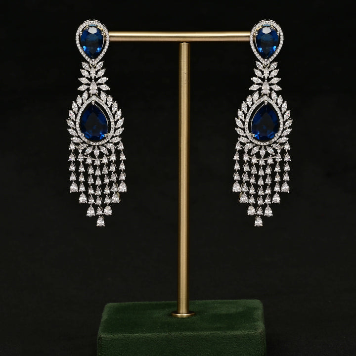 CZ White Gold earrings