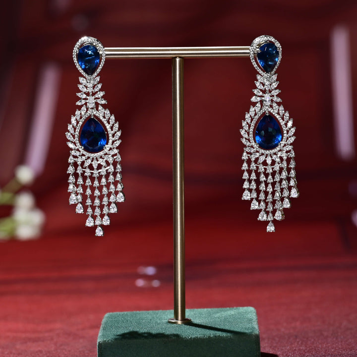 CZ White Gold earrings