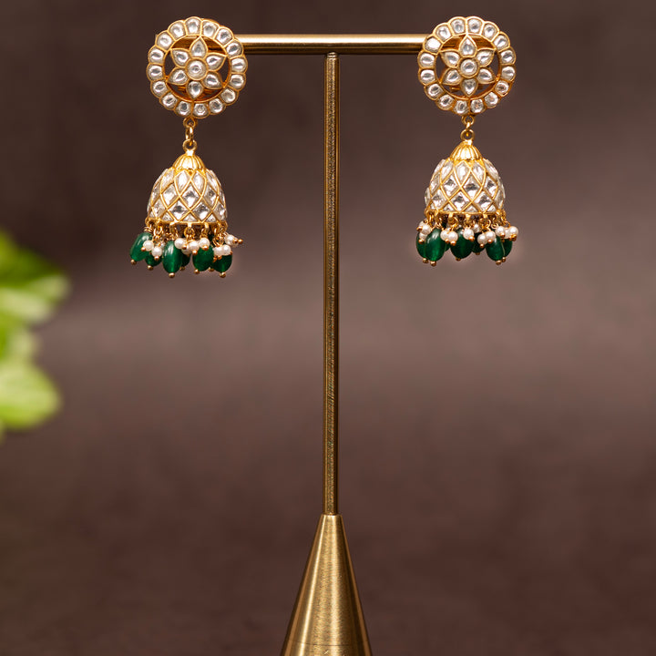 Kundan Jhumka Earrings