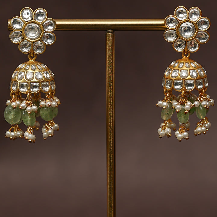 Kundan Jhumka Earrings