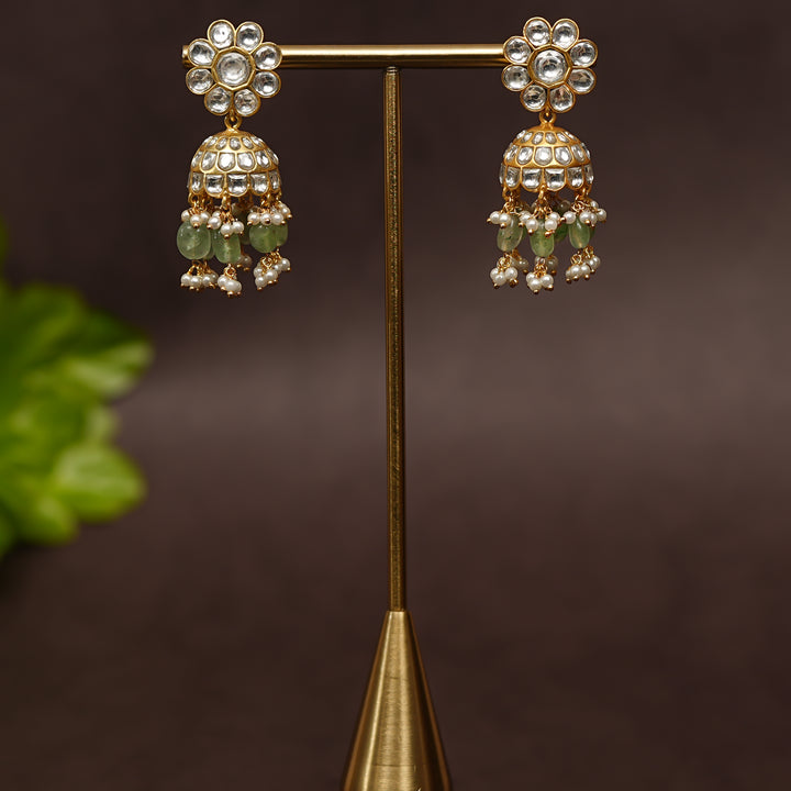 Kundan Jhumka Earrings