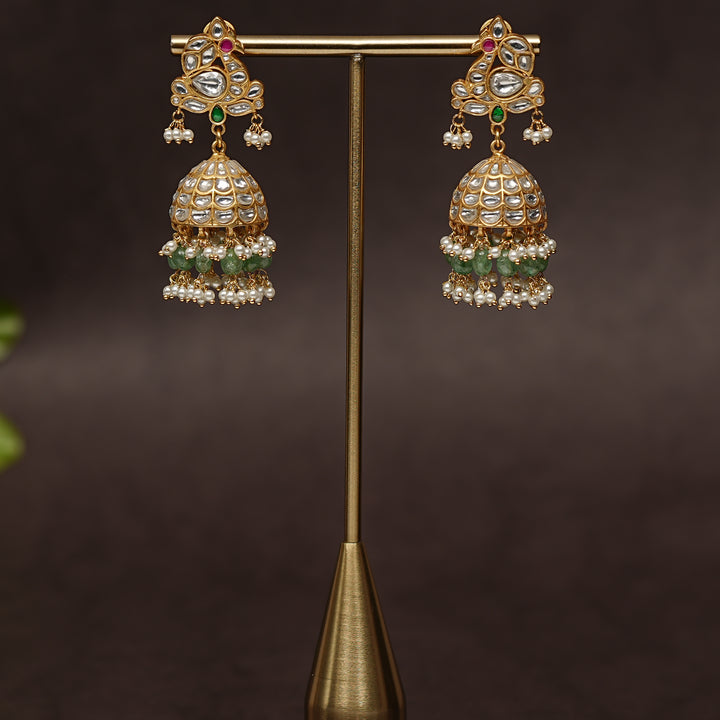 Kundan Jhumka Earrings