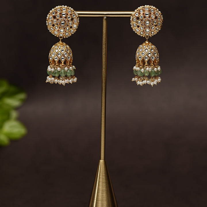 Kundan Jhumka Earrings