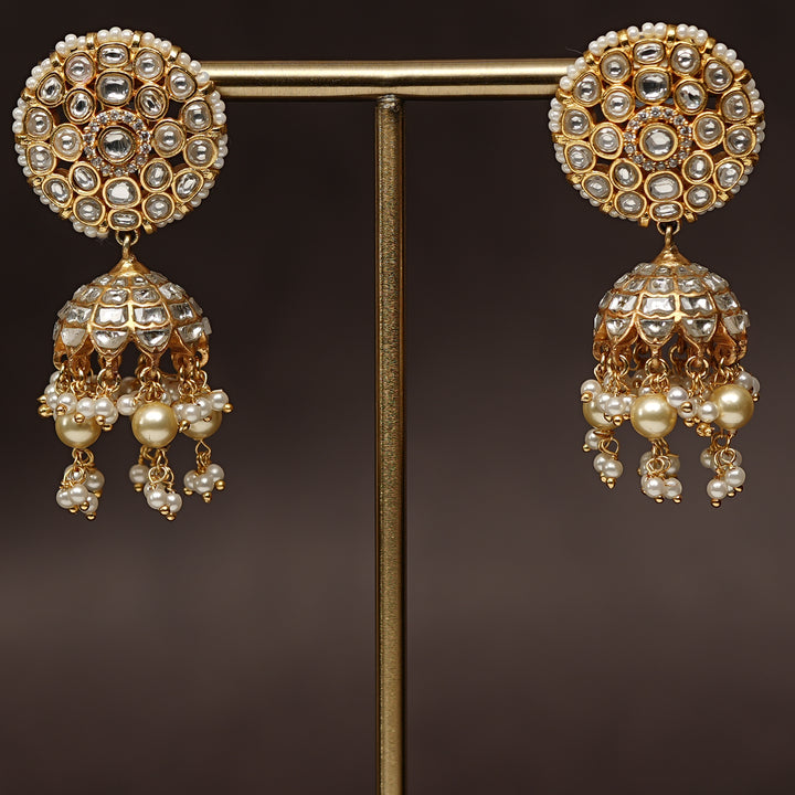 Kundan Jhumka Earrings
