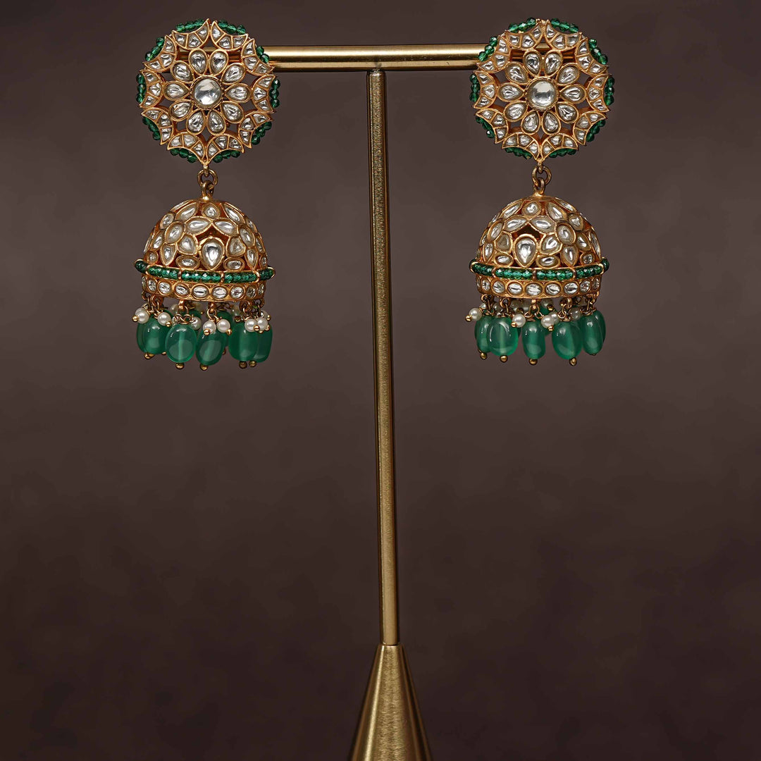 Kundan Jhumka Earrings