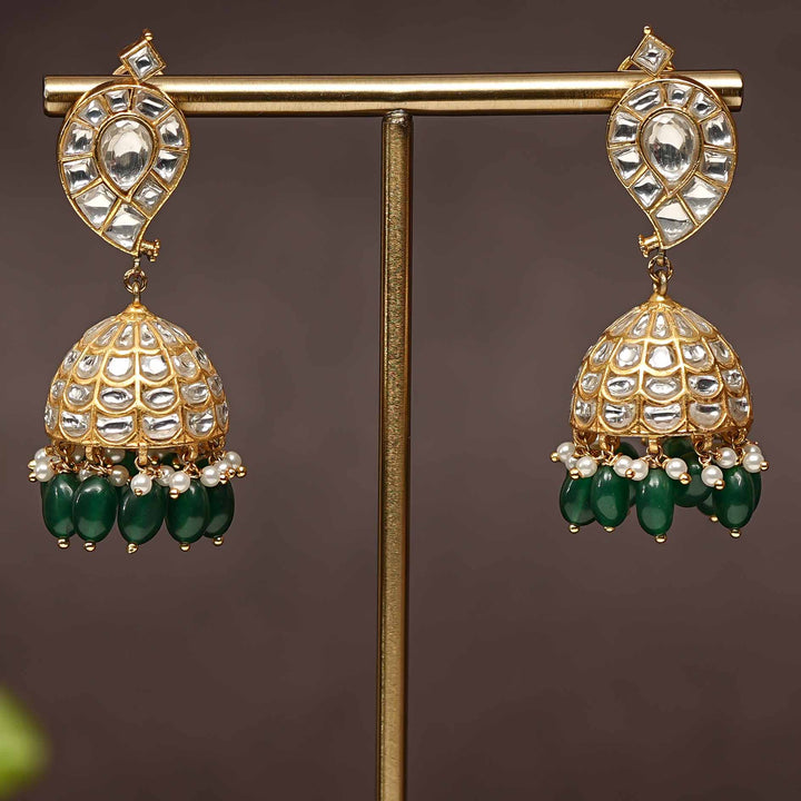 Kundan Jhumka Earrings