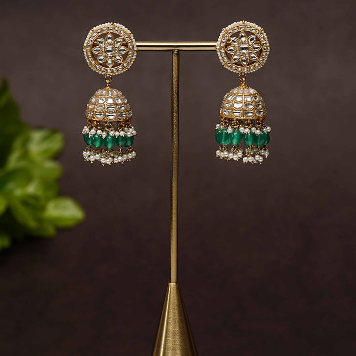 Kundan Jhumka Earrings