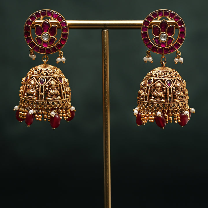Kundan Jhumka Earrings