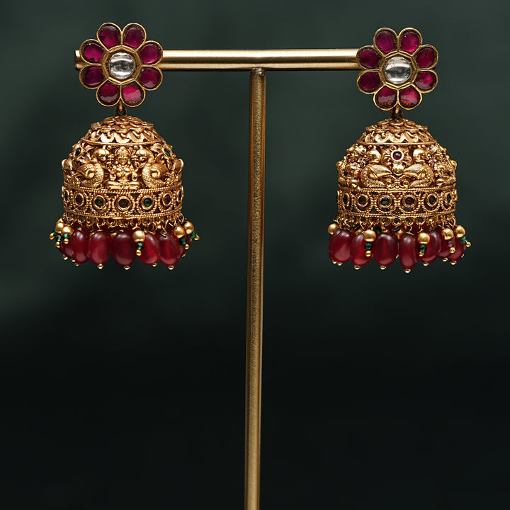 Kundan Jhumka Earrings