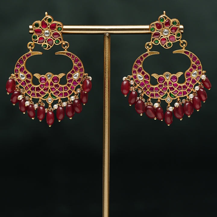 Kundan Chandbali Earrings