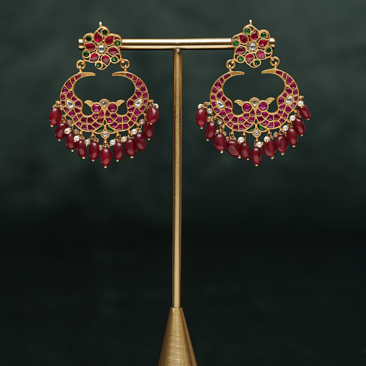 Kundan Chandbali Earrings