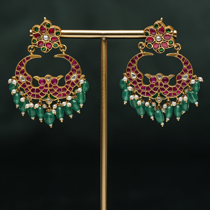 Kundan Chandbali Earrings