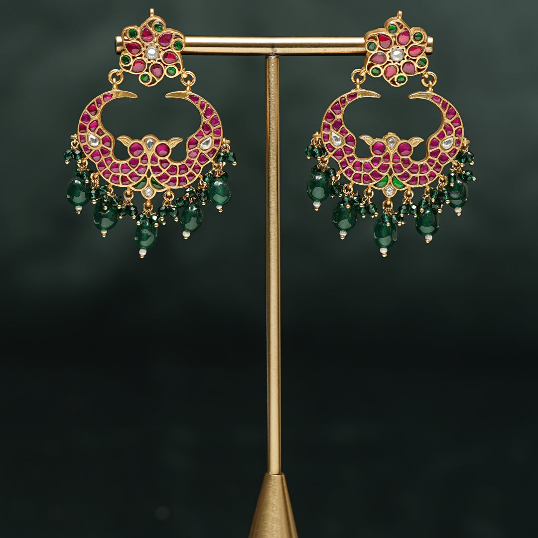 Kundan Chandbali Earrings