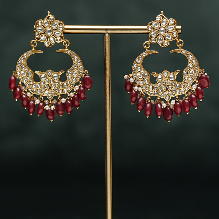 Kundan Chandbali Earrings