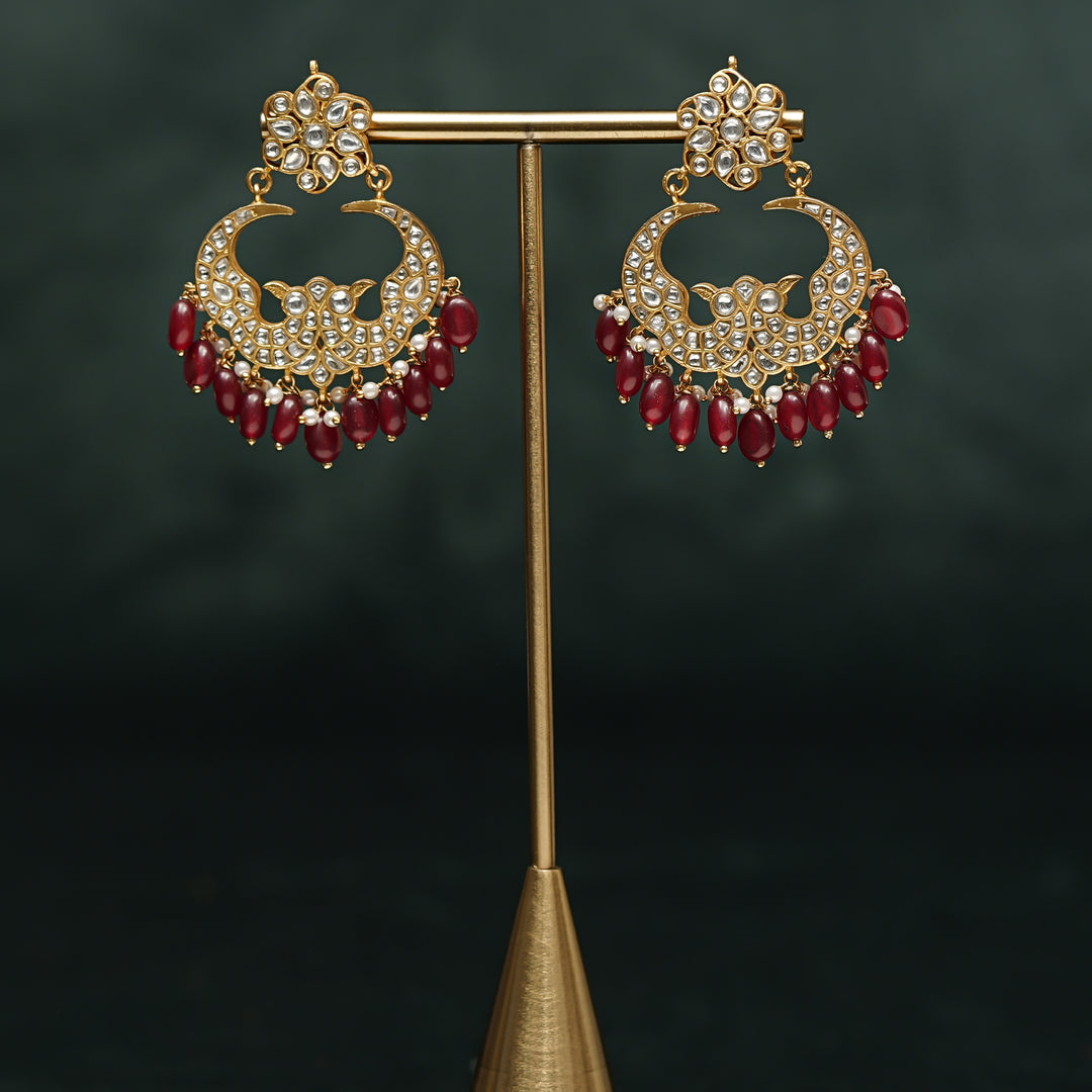 Kundan Chandbali Earrings