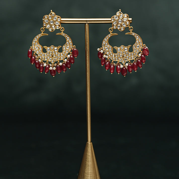 Kundan Chandbali Earrings