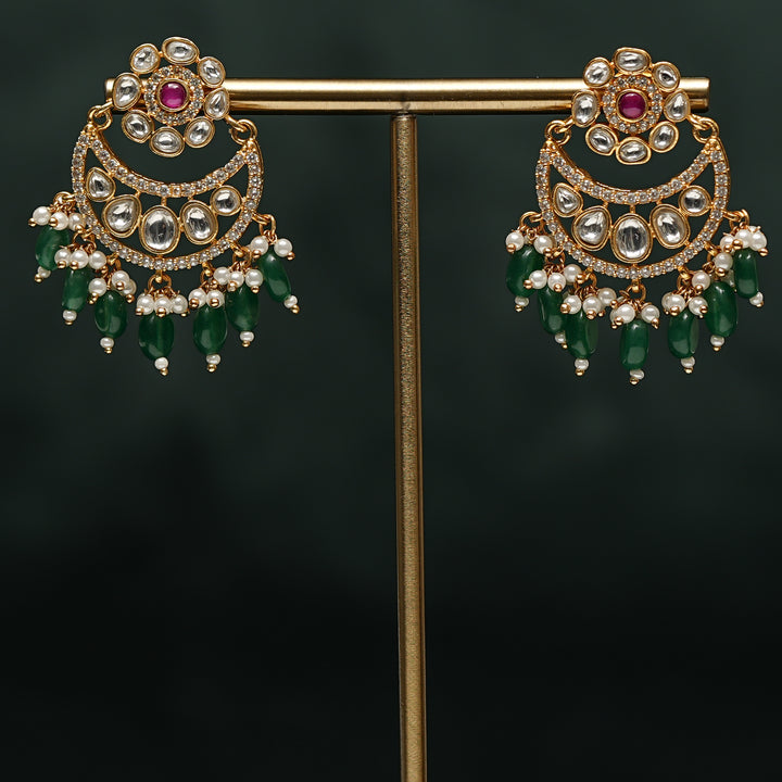 Kundan Chandbali Earrings