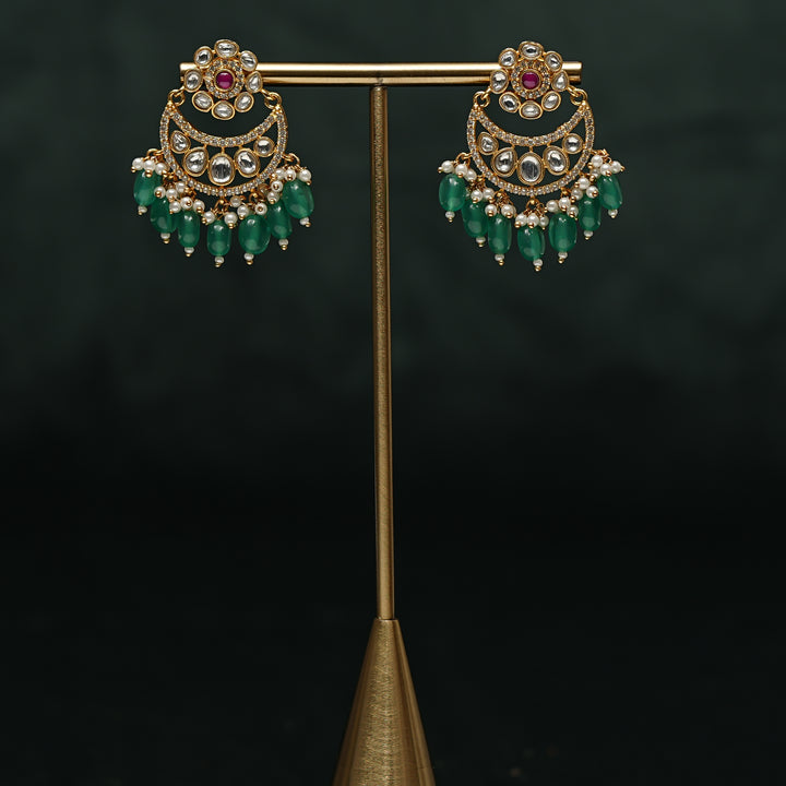 Kundan Chandbali Earrings