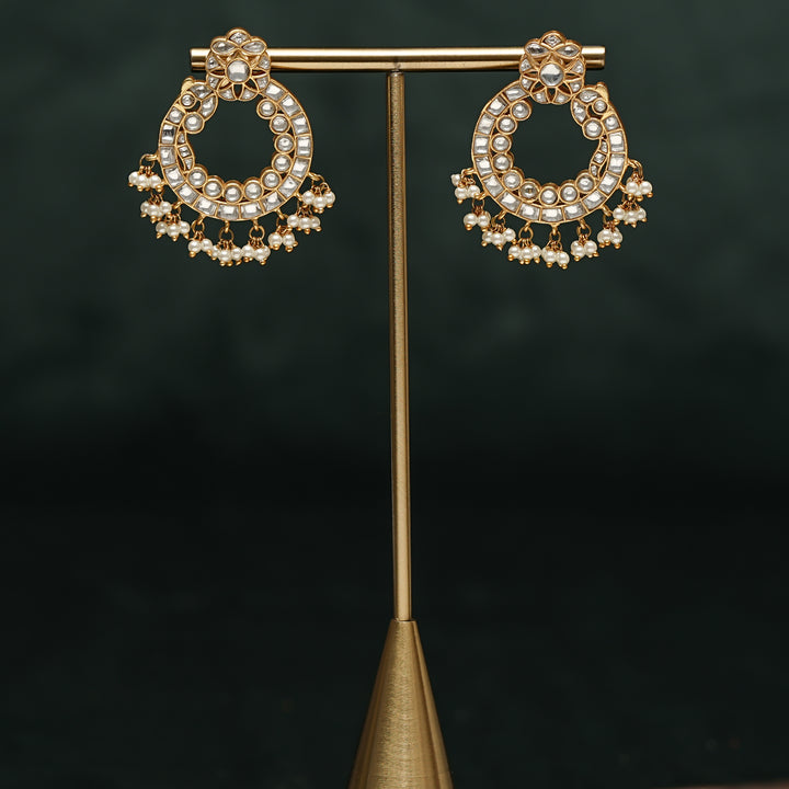 Kundan Chandbali Earrings