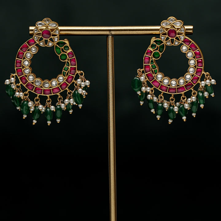 Kundan Chandbali Earrings