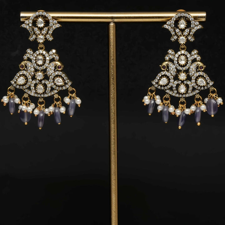 Victorian Moissanite Earrings