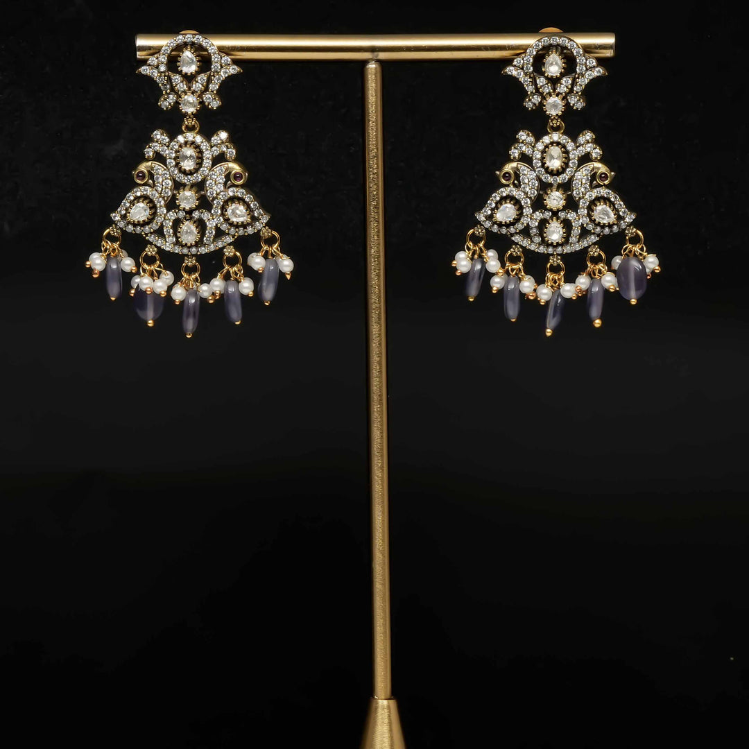 Victorian Moissanite Earrings