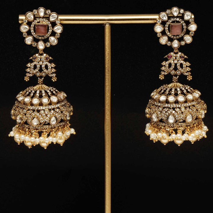 Victorian Jhumka Earrings