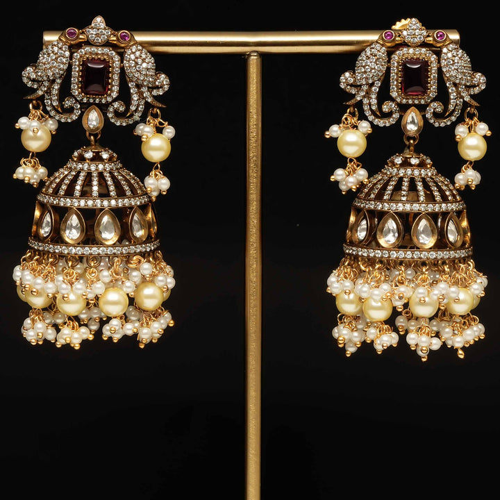Victorian Jhumka Earrings