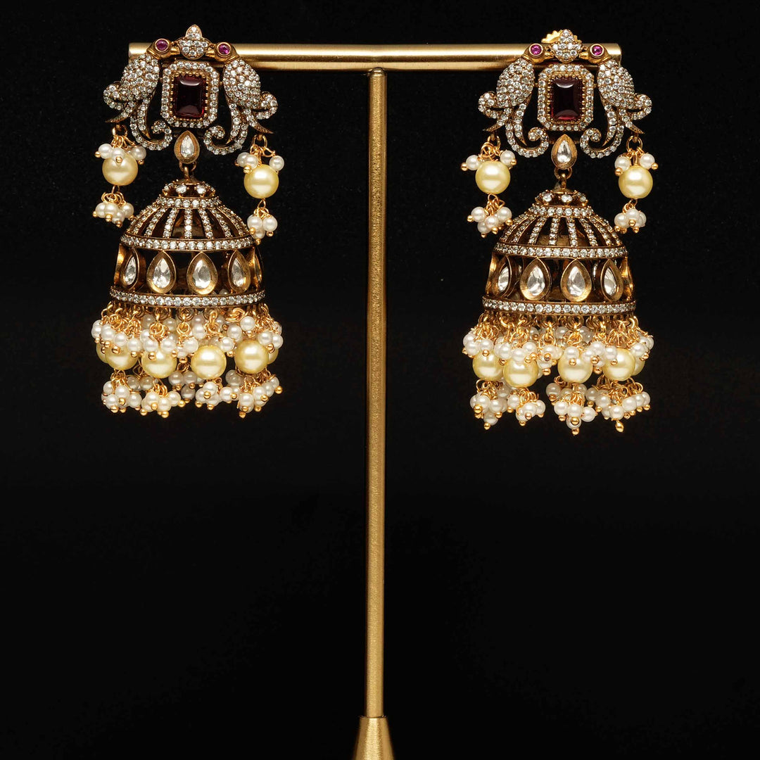 Victorian Jhumka Earrings