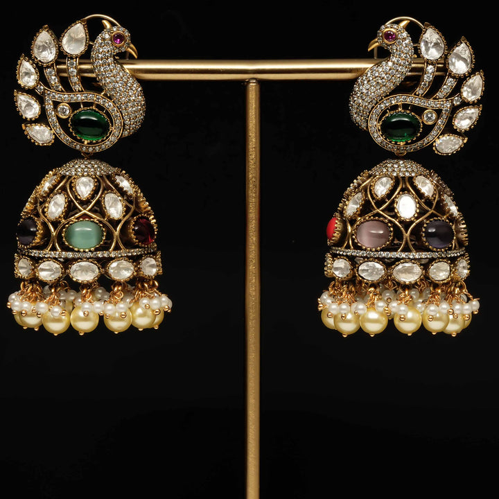 Victorian Jhumka Earrings