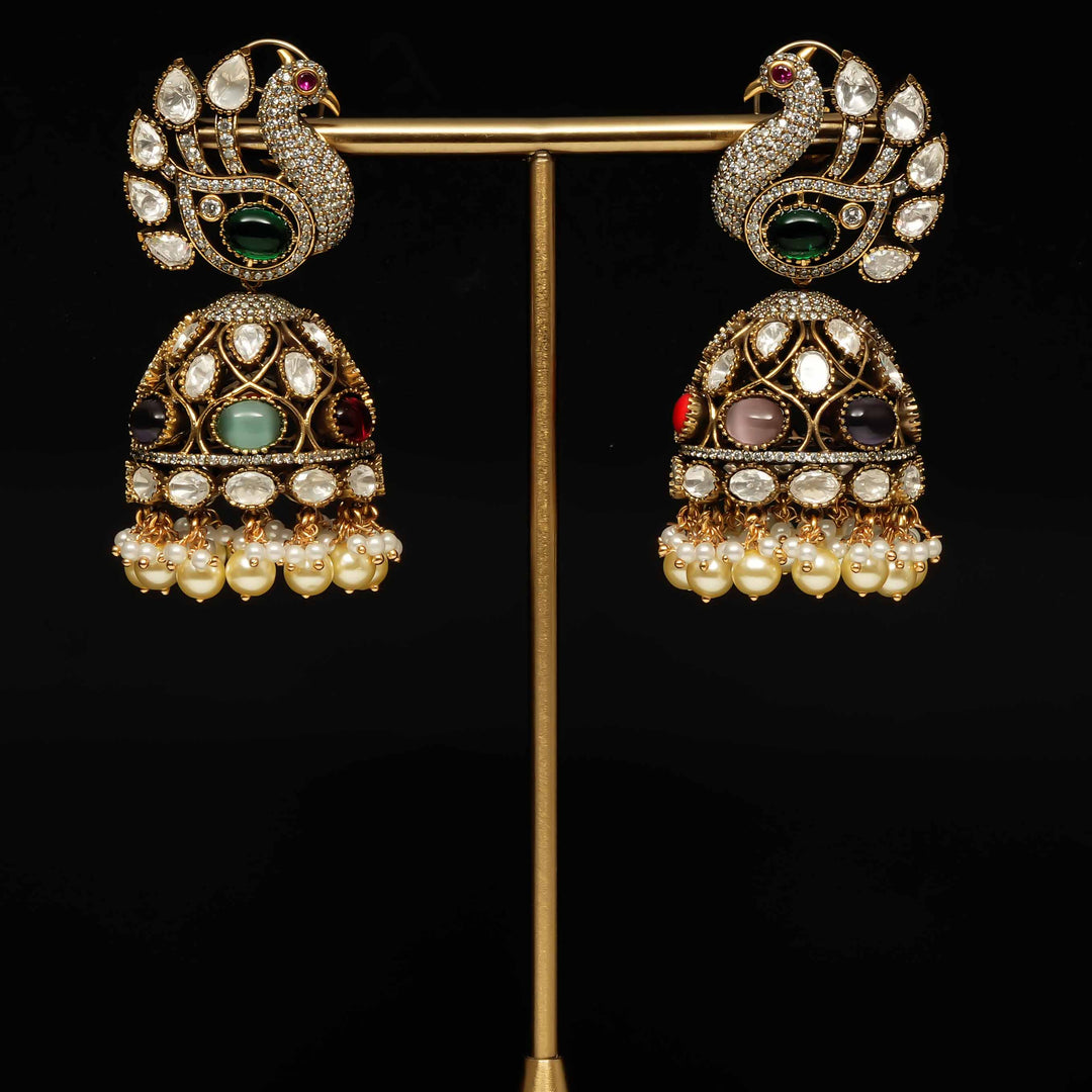 Victorian Jhumka Earrings