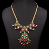 Jadau Kundan Real Kemp Mango Necklace Set