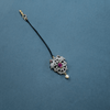 CZ Diamond Look Threaded Maang Tikka