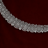 CZ White Rhodium Choker