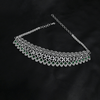 CZ White Rhodium Choker